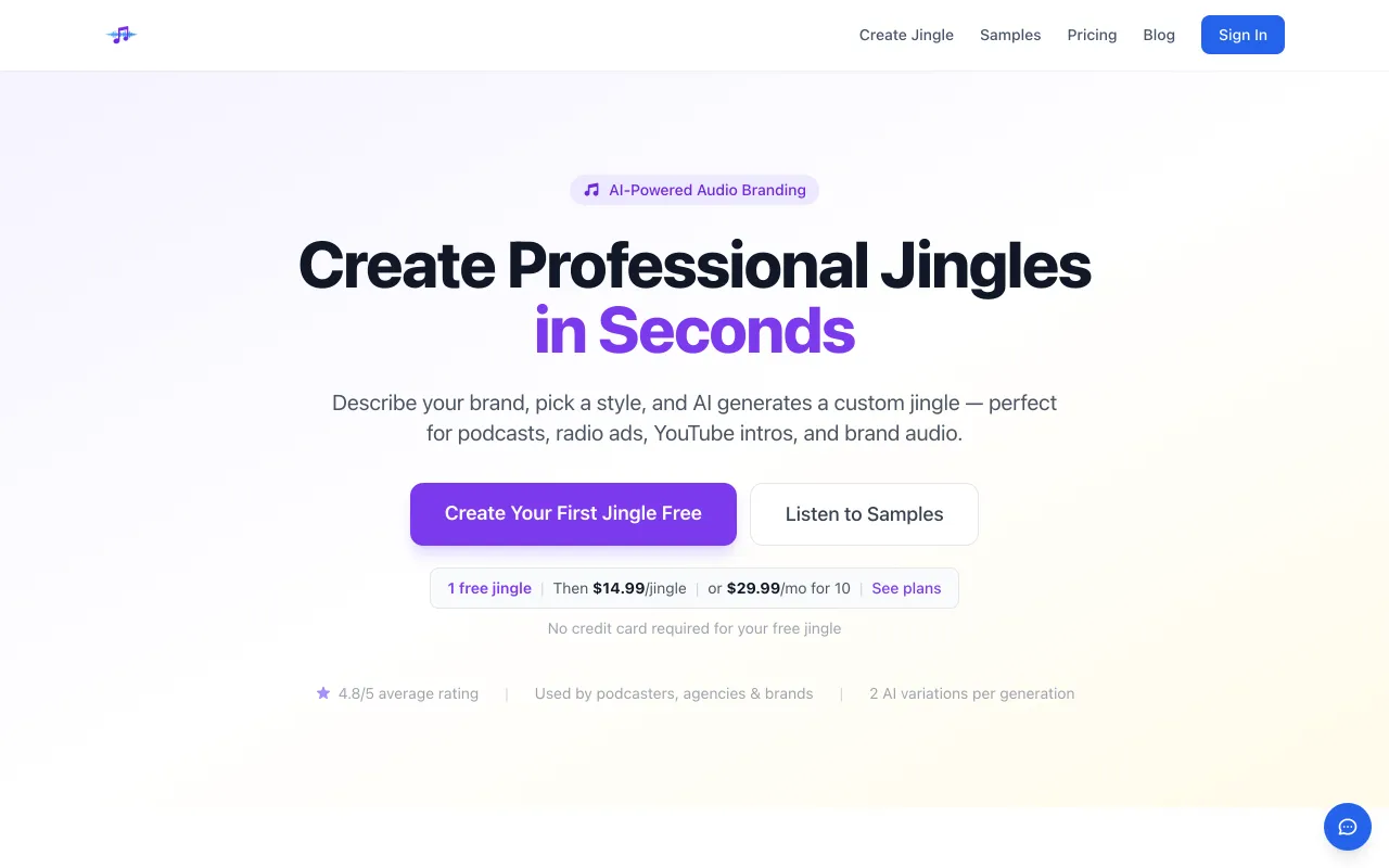 AI Jingle Maker preview