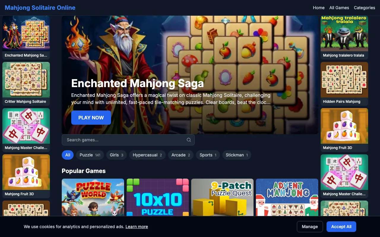 Mahjong Solitaire preview